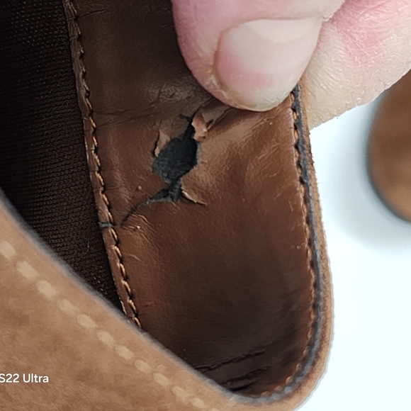 Brown Suede Ankle Boots with Fringe - Picture 8 of 13